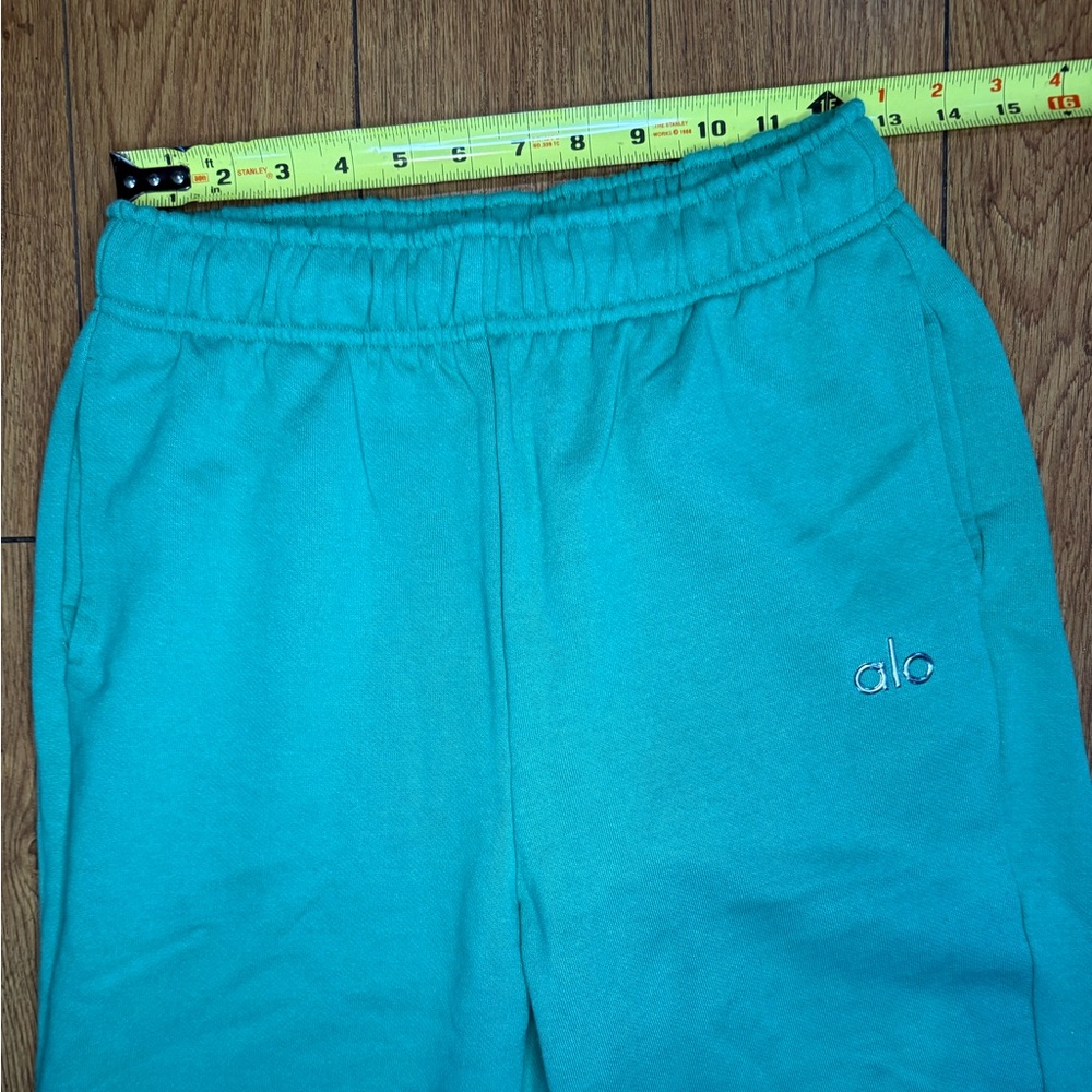 ALO Yoga Unisex Accolade Sweatpants in Lettuce - Picture 4 of 5
